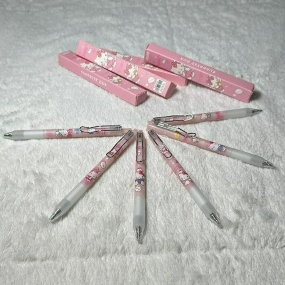 Hello Kitty Surprise Box Kawaii Pen writing pen -  3 pens